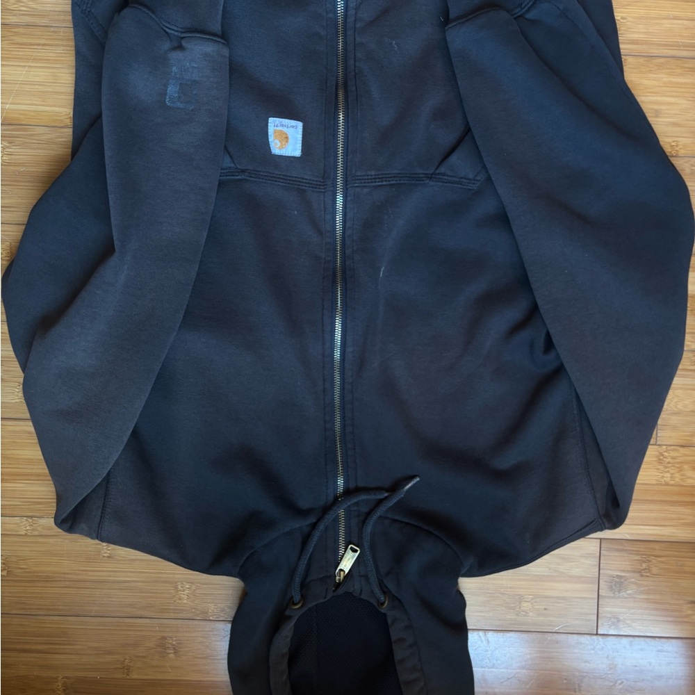 Carhartt Black Full-Zip Hoodie